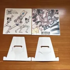 ワンピース　一番くじ　名場面色紙　2枚