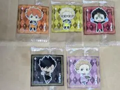 ハイキュー!! シュガーラスク ステッカー 日向 月島 西谷 黒尾 夜久 5枚