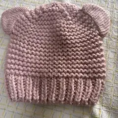 【数回使用】GAP KIDS ピンクニット帽 S/M