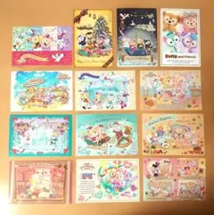 ディズニーシー ダッフィー＆フレンズ ポストカード １３枚セット