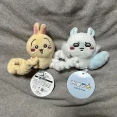 ちいかわ　ぬいぐるみシュシュ　うさぎ　モモンガ