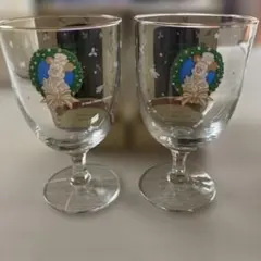 東京ディズニーランド ミッキー 1991 クリスマス グラス レトロ