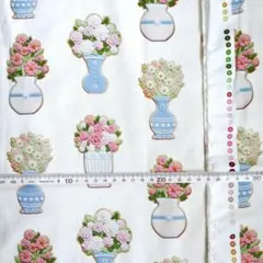 KUNIKA×有輪コラボ　スイーツ柄PorcelainBloom生地幅✕52cm