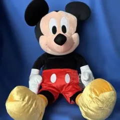 新品！ミッキーマウス 超超BIGぬいぐるみ シャイニー