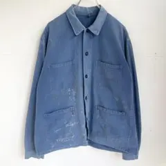 ユーロ ヘリンボーンジャケット カバーオール ヴィンテージ 古着 ヨーロッパ