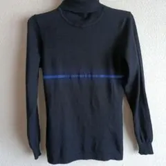 VERSACE JEAN COUTURE タートルネックセーター 　ネイビー S