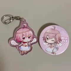 nqrse なるせ ひきフェス 缶バッジ アクリルキーホルダー セット