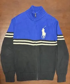 POLO RALPH LAUREN ニット ジップ ジャケット 大人M相当