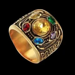 リング　指輪　アクセサリー　ゴールド　チタン　ファンクション　20号　292のサムネイル