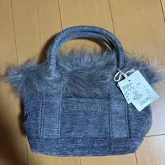 BAYFLOW ファー付きハンドバッグ