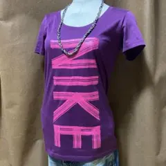 NIKE DRY FIT Tシャツ S 紫 PURPLE USED y2k