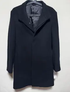 Savile Row セヴィルロウ 秋冬 カシミアステンカラーコート S 黒色