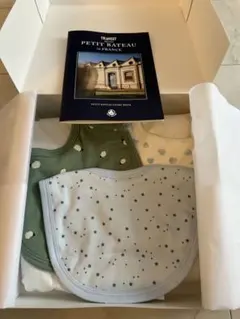 【新品】プチバトー　スタイ3点セット