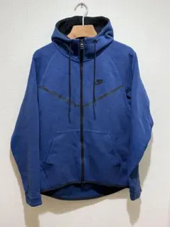 2010s 初期　NIKE ナイキテックフリース　Mサイズ 赤タグ　ブルー　廃盤