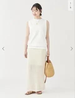 【新品•タグ付き】　プラージュ　Sheer Iラインスカート　36のサムネイル