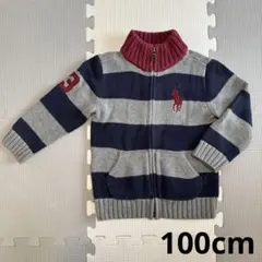 Polo Ralph Lauren ニットカーディガン　ジップアップ　3T