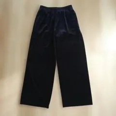 UNIQLO ソフトベロアイージーパンツ/ネイビー Mサイズ
