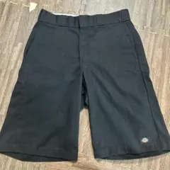 Dickies ディッキーズ ハーフパンツ ブラック ルーズフィット W32のサムネイル