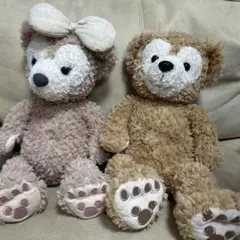 ダッフィーとシェリーメイ ぬいぐるみ