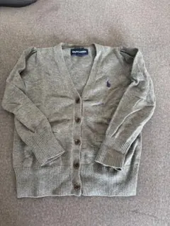 Ralph Lauren パフスリーブカーディガン 3T グレー