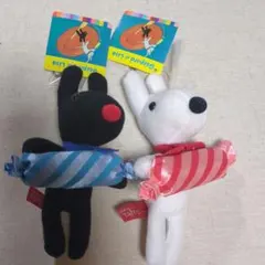 Gaspard et Lisa ぬいぐるみキーホルダー 2体セット