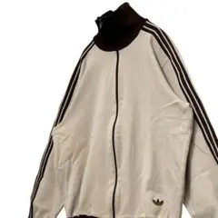 【希少6号‼️】adidasジャージ デサント ベージュ ブラウン 小松菜奈 古着