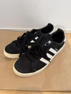 adidas Campus ブラック/ホワイト スニーカー　24.5㎝