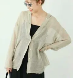 plage 【CALMER】別注 BandCollar シャツ plage【CALMER】別注 BandCollar シャツ - メルカリ