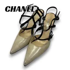 CHANEL シャネル サンダル パンプス 37 ココマーク 08P 箱なしのサムネイル