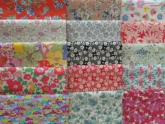 リバティ　タナローン　15枚はぎれ　パッチワーク　セット