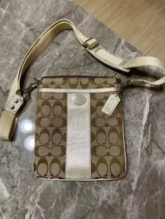 COACH ショルダーバッグ ブラウン/ベージュ