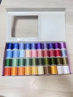 未使用品多め✨】ブラザー 35色 ミシン刺繍糸+刺繍下糸1本 全36 日本製 