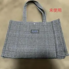 カルディ ウィンターバッグ　トートバッグ グレー ブルー　冬　秋