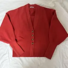 Sea Room lynn 赤 カーディガン キャミソールセット