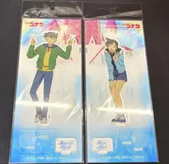 新品未開封　名探偵コナン 工藤新一 毛利蘭 アクリルスタンド トロピカルランド