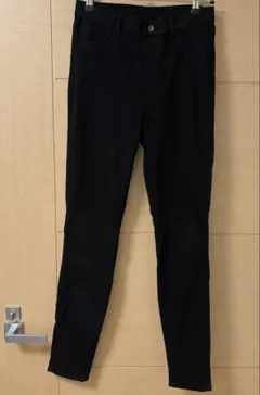 ユニクロ　ウルトラストレッチレギンスパンツ 丈長め　Lサイズ ブラック