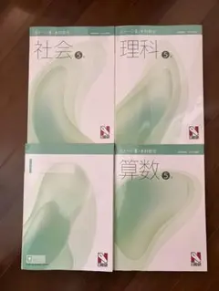 【未記入】日能研4年ステージⅡ&ステージⅢ 2021年度&2023年度版テキスト 日能研 4年ステージII テキスト前期 4科目 【公式通販】