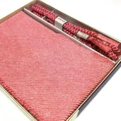 【新品級美品】正絹　帯締め帯揚げセット　絞り帯揚げ　丸組紐　フォーマル　振袖用