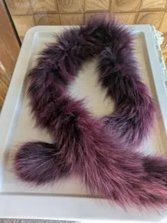 パープルファースカーフ