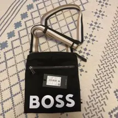 週末値下！　BOSS ブラック ショルダーバッグ