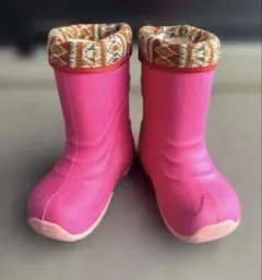 プーキーズ POOKIES キッズ スノー レインブーツ　長靴 17/18cm