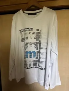 最安値美品送料無料TIMESTEP ホワイト 長袖Tシャツ LLサイズ