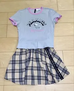 【着用一回⭐︎超美品】H&M スヌーピーTシャツ150〜160