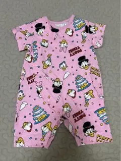 デイジー　ディズニーベビー　バースデイ　ドナルドダック ロンパース