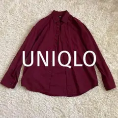 UNIQLO メンズシャツ　シンプル　コットン100%