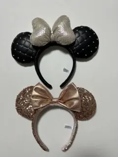 ミニーちゃん耳カチューシャ セット