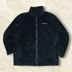 む*ね様 コロンビア オムニヒート 刺繍ロゴ フルジップフリースジャケット 肉厚