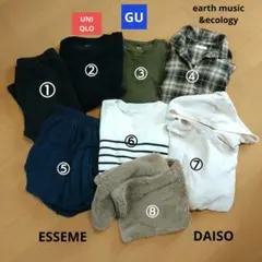 レディース 服 小物 まとめ売り ユニクロ GU 他色々 計8点セット