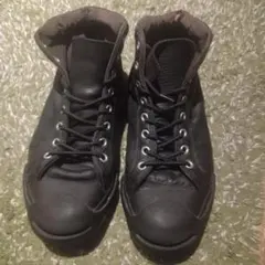 【激レア】CONVERSE ジャックパーセル MID オールブラックレザー 廃盤