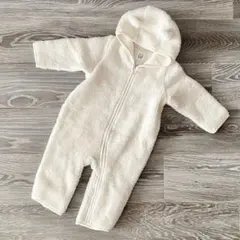 babyGAP くま耳フード付きボアカバーオール6-12m